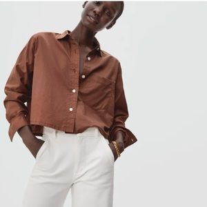 Everlane cropped shirt